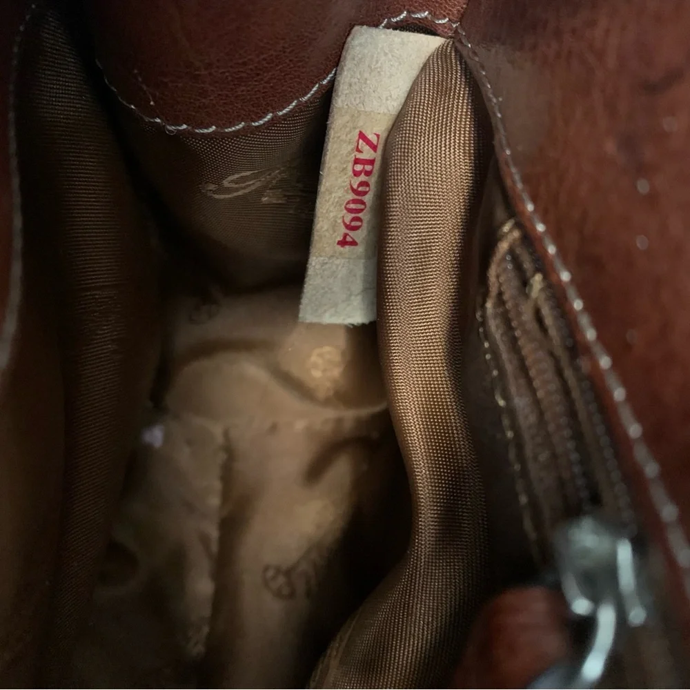 Fossil Sedona li Vintage New Italian Women's Scoop Leather Hobo Shoulder Bag